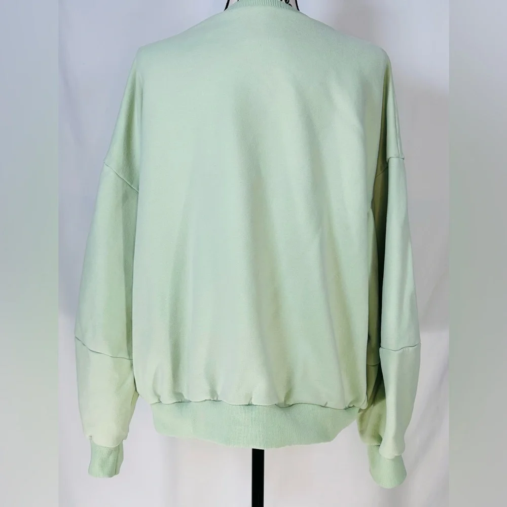 Kina and Tam I’m Okay Mint Sweatshirt Size XXXL Long Sleeve Organic Cotton Emo - Picture 3 of 7